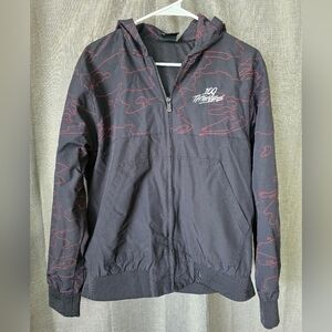 100 Thieves Geography Full Zip Windbreaker Jacket Men’s Sz Small Gaming Esports